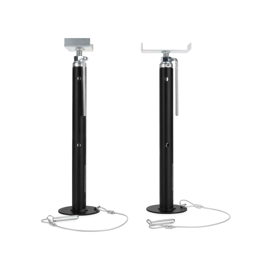 Eaz-Lift Camco RV Slide Out Supports - Heavy-Duty Steel Support Jacks for Camper - Adjustable Height from 19" to 47" with Incremental Lock Positions - Supports Up to 5,000lbs Each - Set of 2 (48866)
