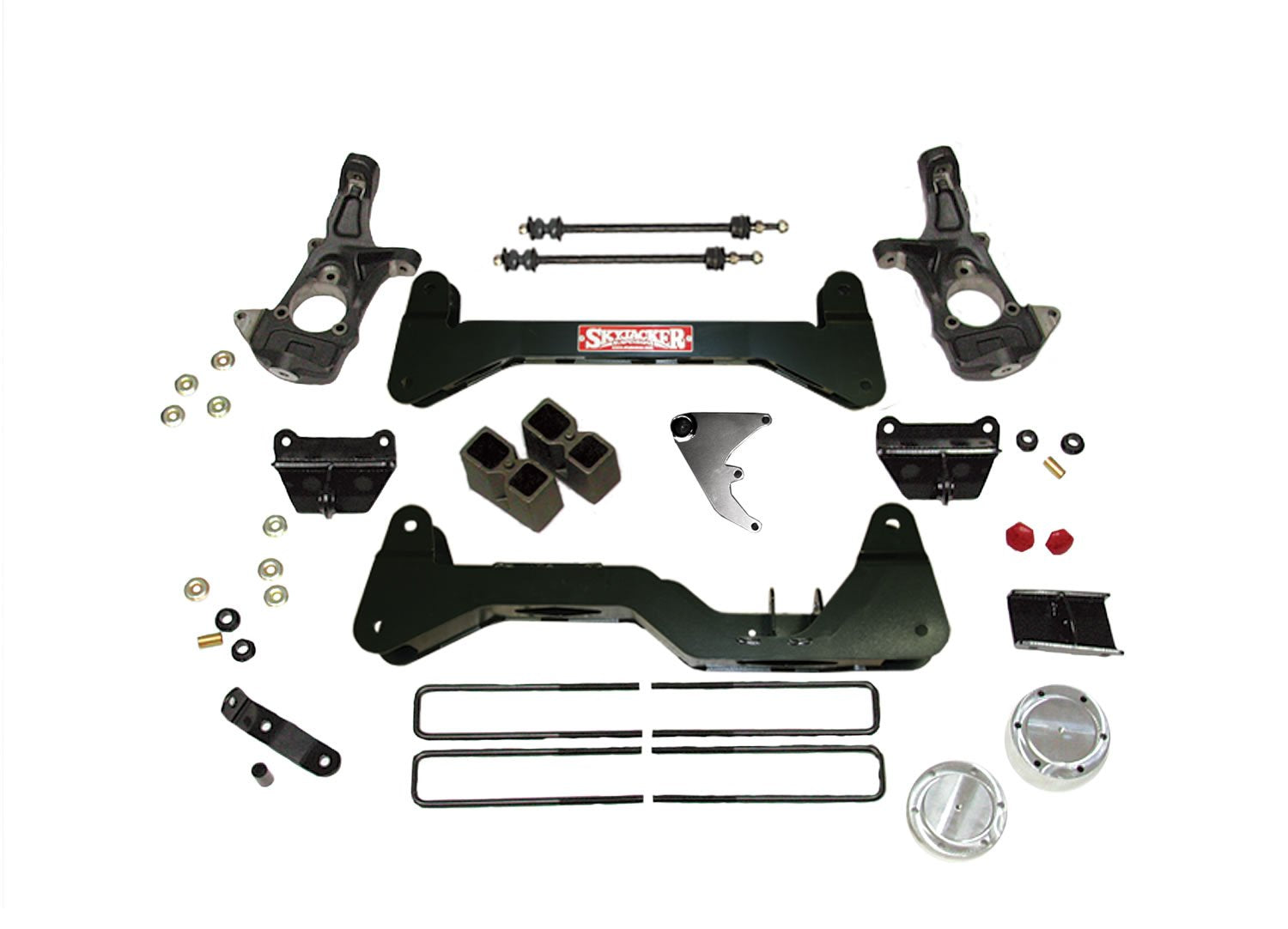 Skyjacker 6" Suspension Lift Kit C9661K-NSP with Rear Blocks and Add-A-Leafs for 1999-06 K1500 GM