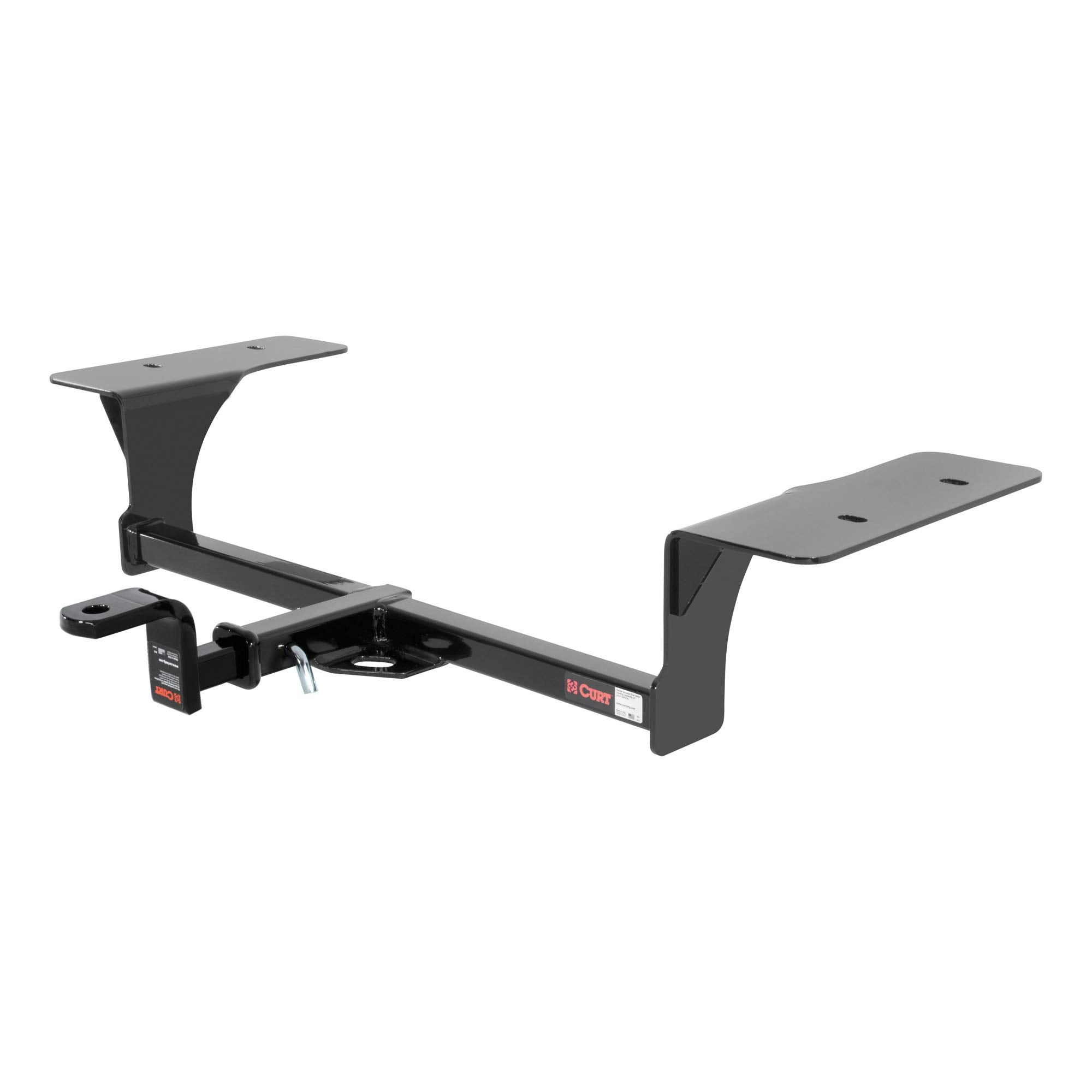 CURT Class 1 Trailer Hitch with Ball Mount, 1-1/4-In Receiver, Fits Nissan Altima, Select Maxima