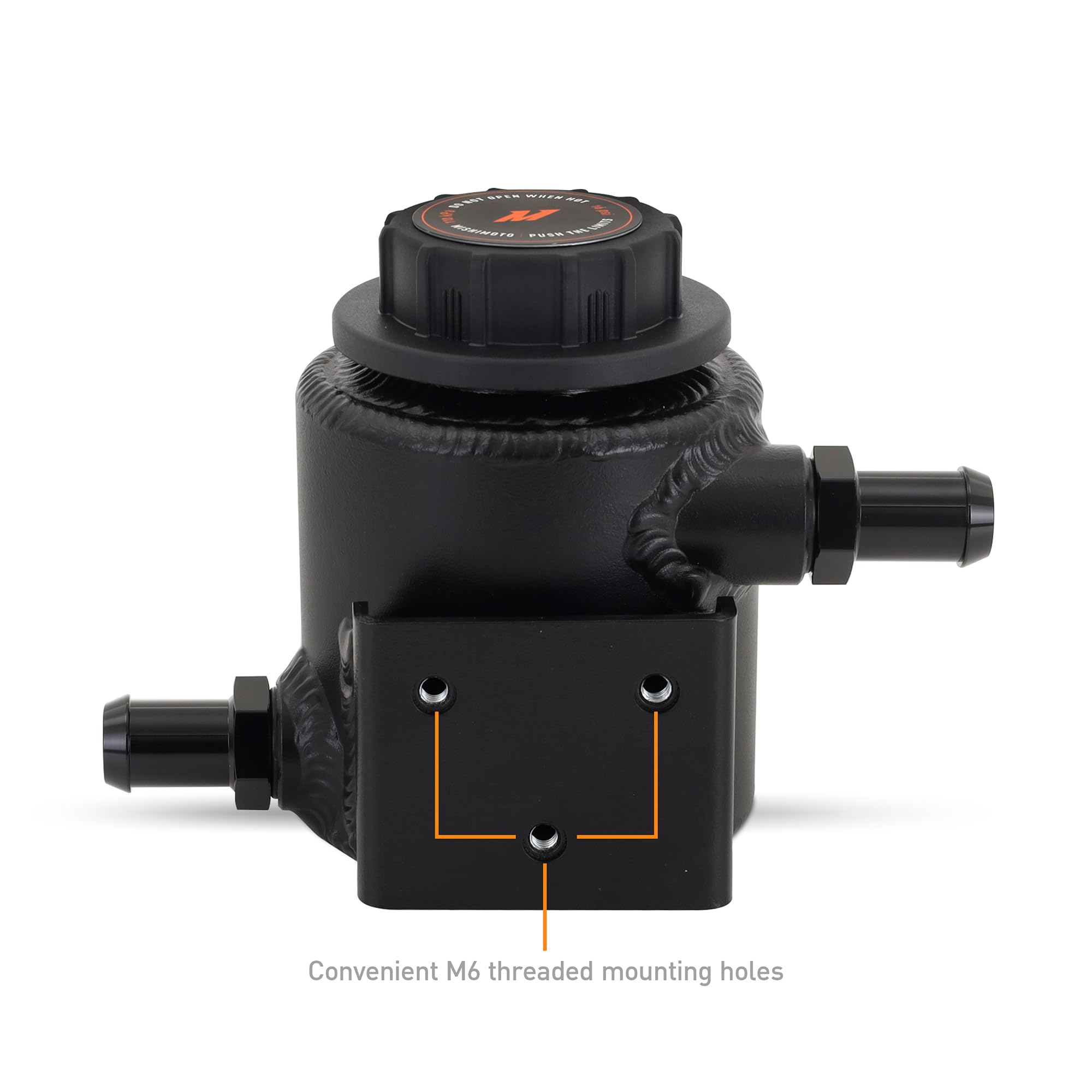 Mishimoto Coolant Expansion Tank Aluminum Micro, Universal Fit, Wrinkle Black
