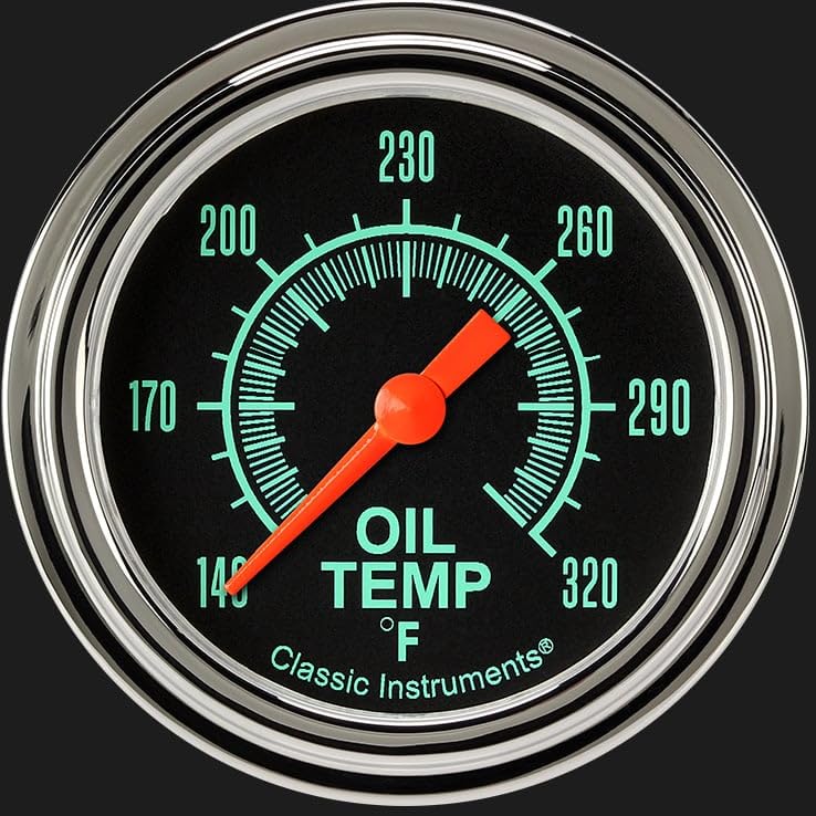 Classic Instruments G/Stock GS328SLF 2 5/8" Oil Temperature Gauge