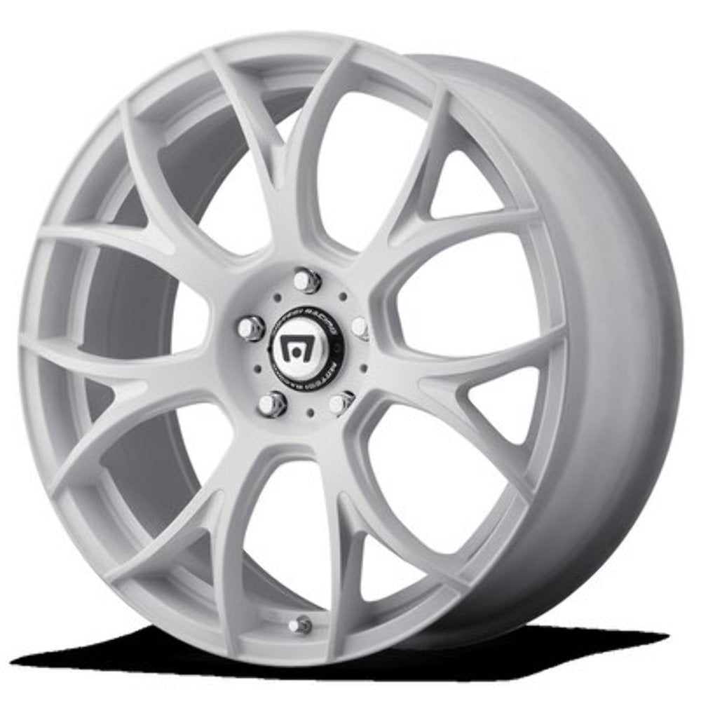 MR126 Motegi 20X10 BLANK 6.76 32mm MATTE WHITE W/ MILLED ACCENTS - MR12621000432