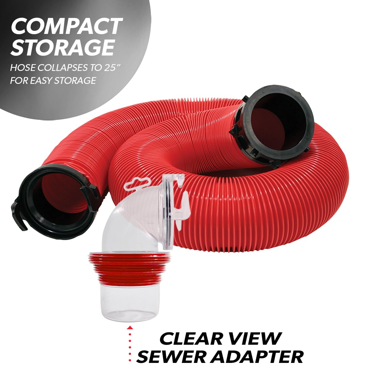 Valterra RV D04-0114 EZ Coupler Bayonet Sewer Kit with 10' Hose