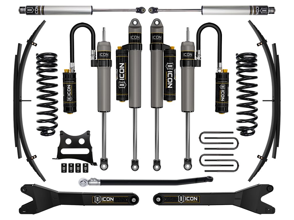 2011-2016 Ford F-250/F-350 Super Duty ICON 4WD Diesel, 2.5" Lift, Stage 6 Suspension System w/Expansion Packs