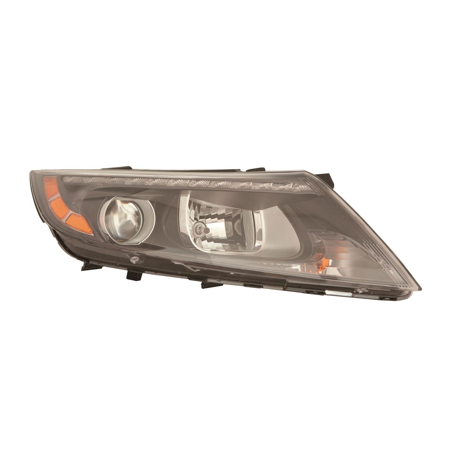 Kia Optima Hybrid 14-16 Headlight Halogen with LED Position Light Passenger Side ACK | DOT Certified 92102 4U620 | KI2503188C
