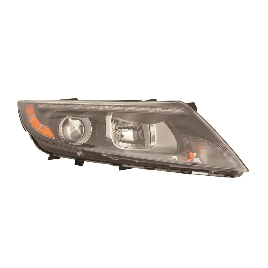 Kia Optima Hybrid 14-16 Headlight Halogen with LED Position Light Passenger Side ACK | DOT Certified 92102 4U620 | KI2503188C