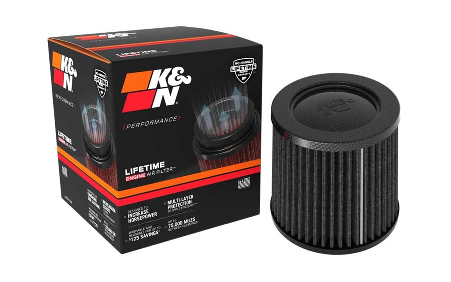 Universal K&N Clamp-On Air Filter RP-3137HBK