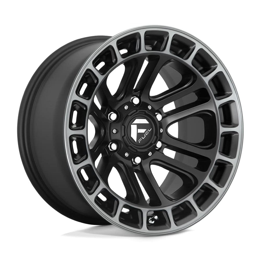 D720 FUEL OFF-ROAD HEATER 20X10, 6X5.5, 4.79, -18mm MATTE BLACK DOUBLE DARK TINT MACHINED - D72020008447