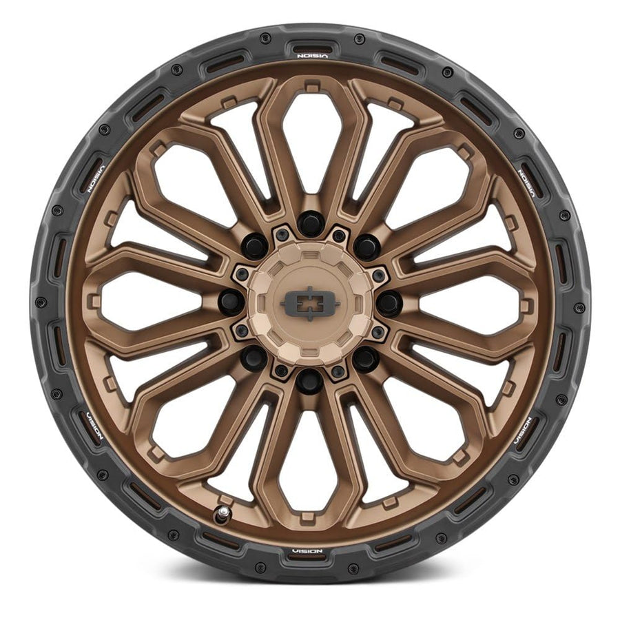 405 Vision Korupt 18x9 8x6.5" -12mm Bronze Wheel Rim 18" Inch