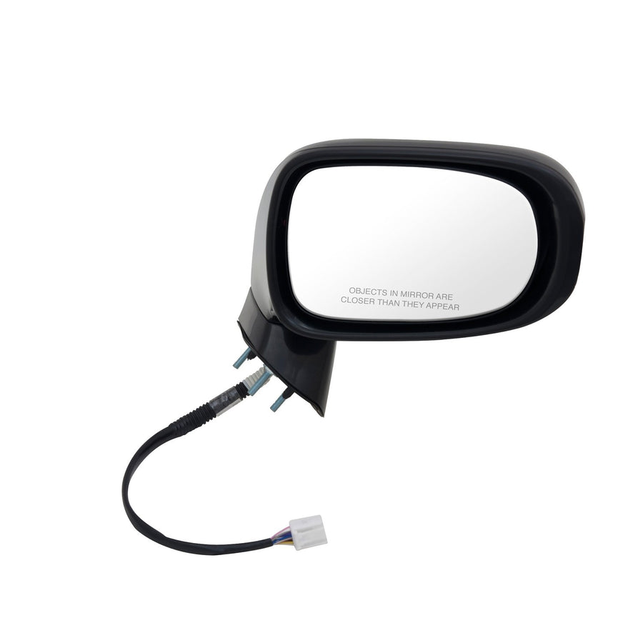 Fit System Mirror Passenger Side for, Lexus ES350, Black, PTM, w/Turn Signal, Puddle lamp, Memory, Foldaway w/o auto dimming, Heated Power