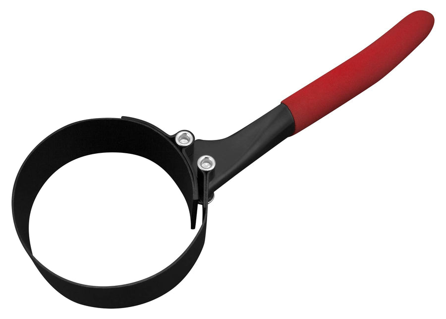 W54053 Performance Tool 2 7/8-Inch to 3 1/4-Inch Oil Filter Wrench with Wide Steel Band and Vinyl Grip Handle for Spin-On Type Filters