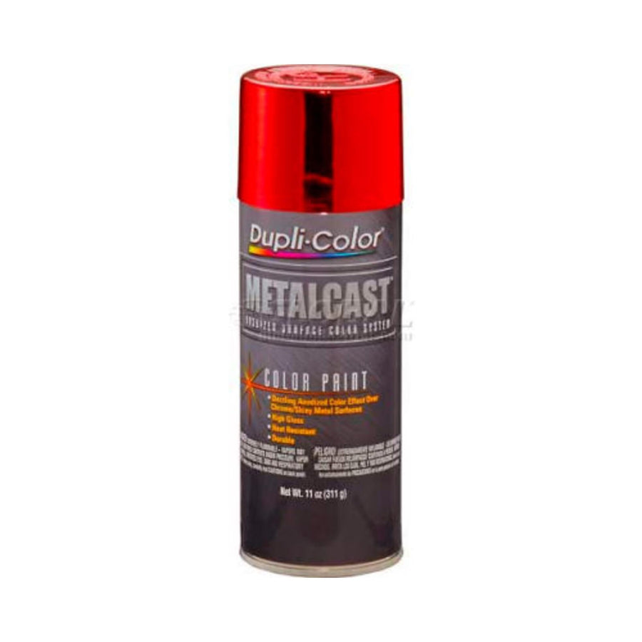 Metalcast Dupli-Color MC200 Automotive Spray Paint - Red Anodized Coating - 11 oz Aerosol Can