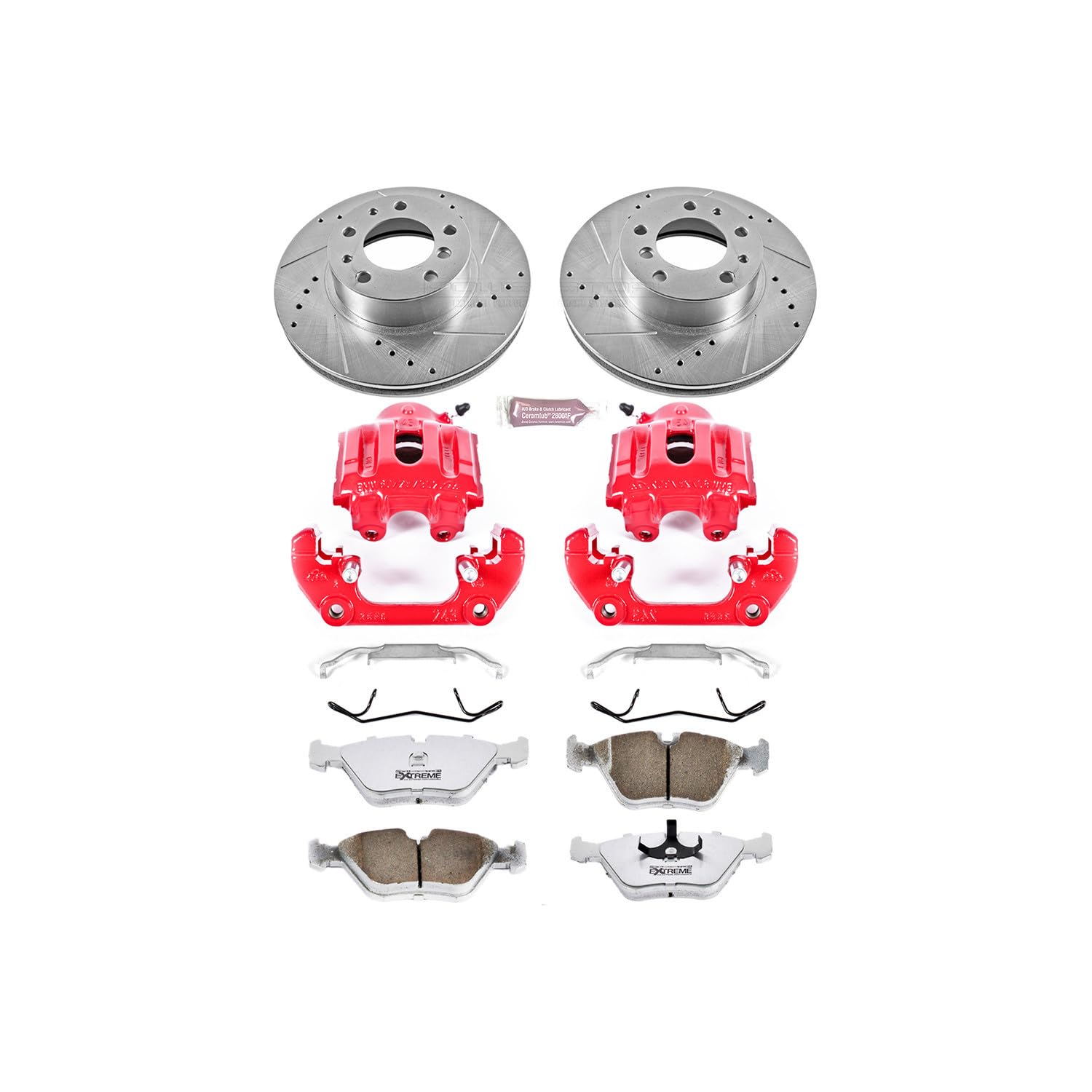 Power Stop Rear KC4749-26 Z26 Street Warrior Brake Kit For Ford Mustang 2011-2014 [Model Specific]