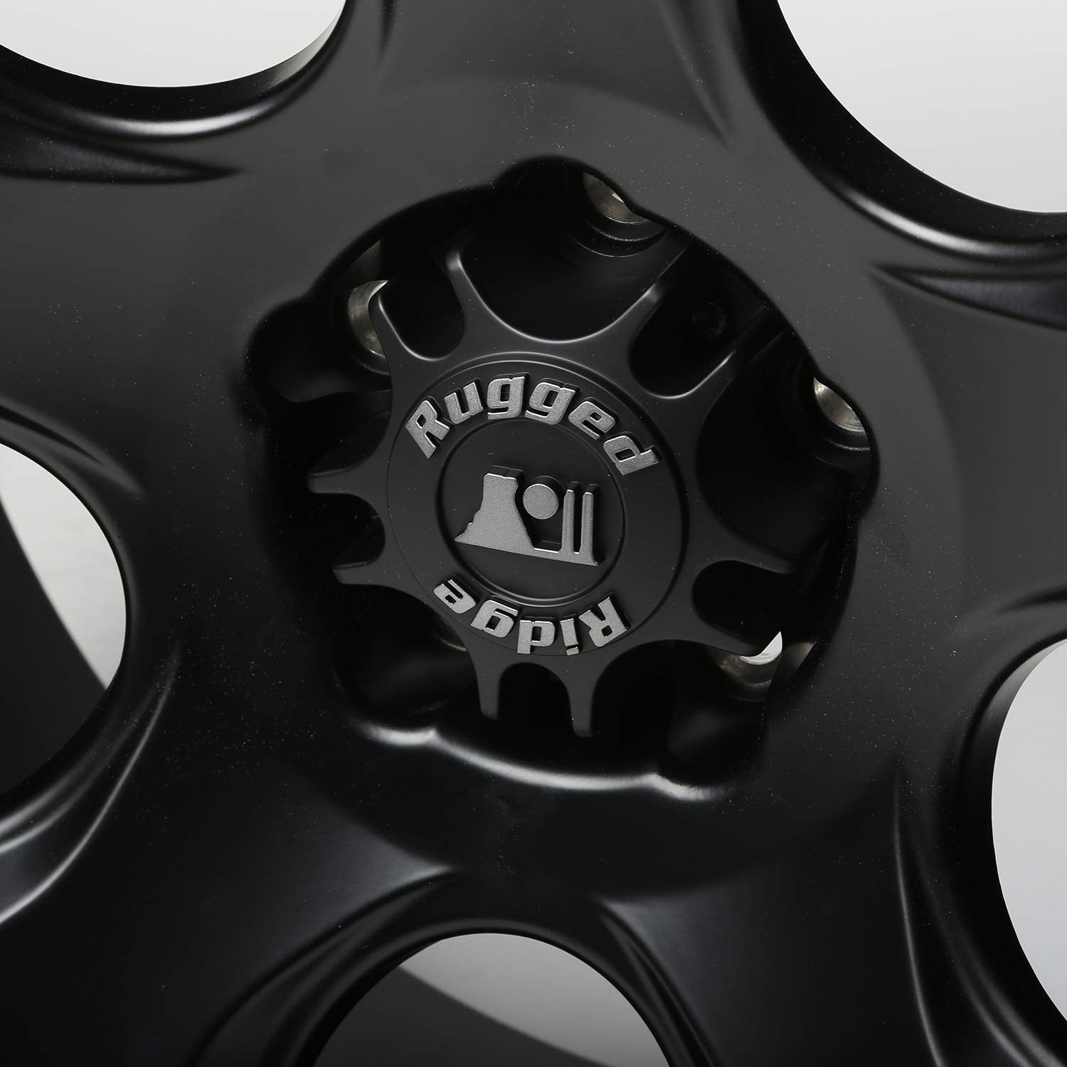 Drakon Rugged Ridge Black Satin Wheel (20 x 9. inches /5 x 127 mm, 12 mm Offset)