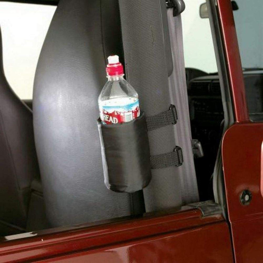 Roll Bar RAMPAGE PRODUCTS Padded Drink Holder Universal Fit | Pair, Durable Nylon, Black | 769901 | Universal Fit
