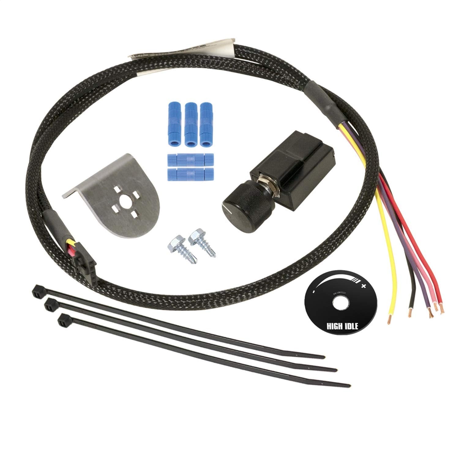DIESEL BD 1036610 High Idle Control Kit; Incl. Wiring Harness/Tie Wrap/Hardware; 900 3000 RPM;