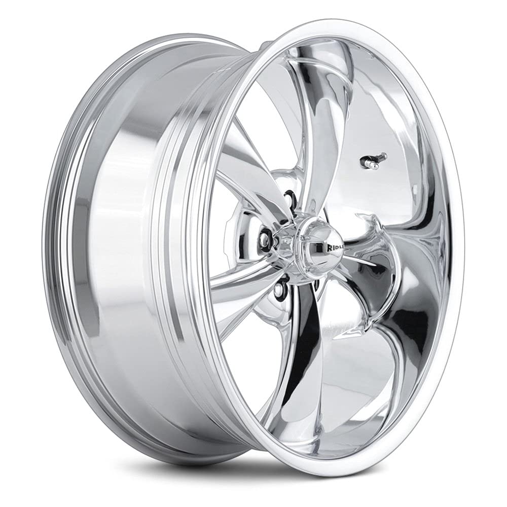 Chrome Ridler Custom Wheels 695 Wheel with Alloy Steel (17 x 8. inches /5 x 83 mm, 0 mm Offset)