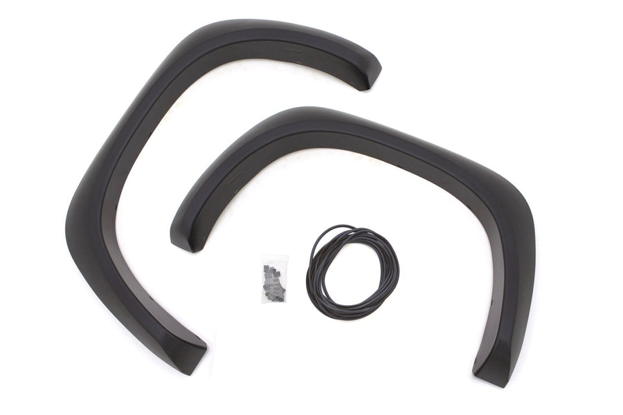 Lund Elite Series EX203TB Black Extra Wide Style Textured Rear Fender Flare - 2 Piece