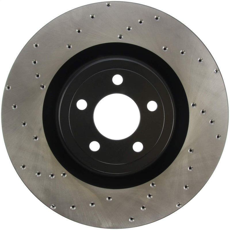 Sport StopTech 128.61116R Cross Drilled Brake Rotor (Front Right), 1 Pack