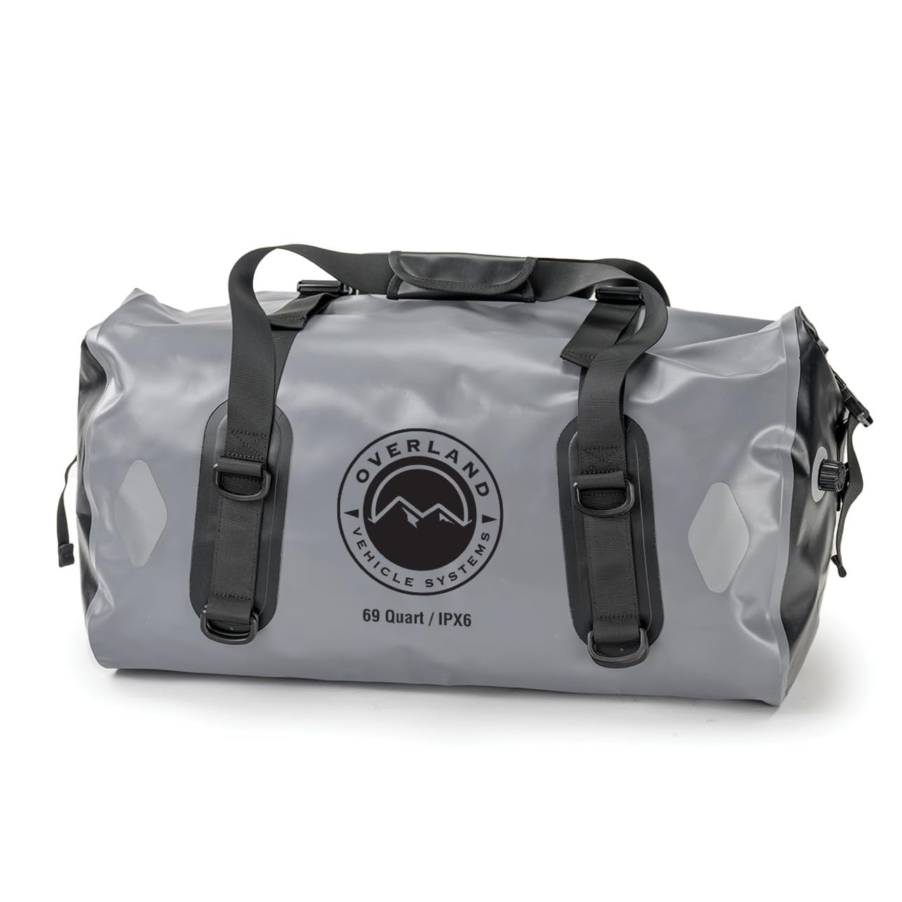 Overland Vehicle Systems Dry Storage Bags Portable (69 Quart Capacity) - Premium 1000D Construction - IPX6 Rated Waterproof Dry Bag - Heavy Duty Buckles with Robust Nylon Straps