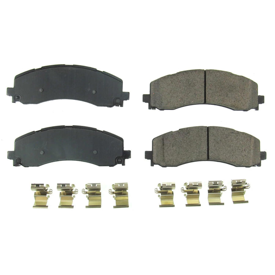 Rear Brake Kit Power Stop For Ram 2500 2019-25 | Ram 3500 2019-25 - Ceramic Brake Pads With Installation Hardware, 17-2225