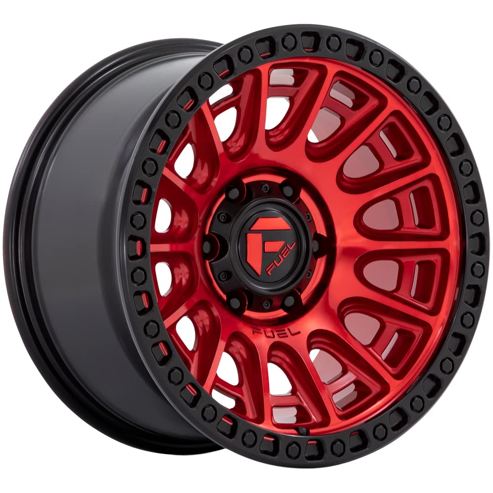 CYCLE FUEL OFF-ROAD 17X8.5 6X5.5 5.73 25mm CANDY RED WITH BLACK RING - D83417858457