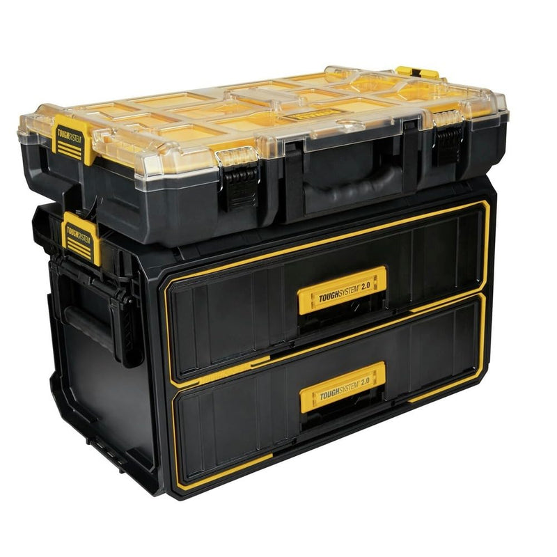DEWALT Tool Organizer ToughSystem, 2.0 Full-Size, 10 Compartments (DWST08040)