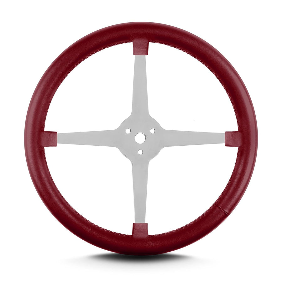 Lecarra 40403 14" Polished Burgandy Lake 4 Spoke
