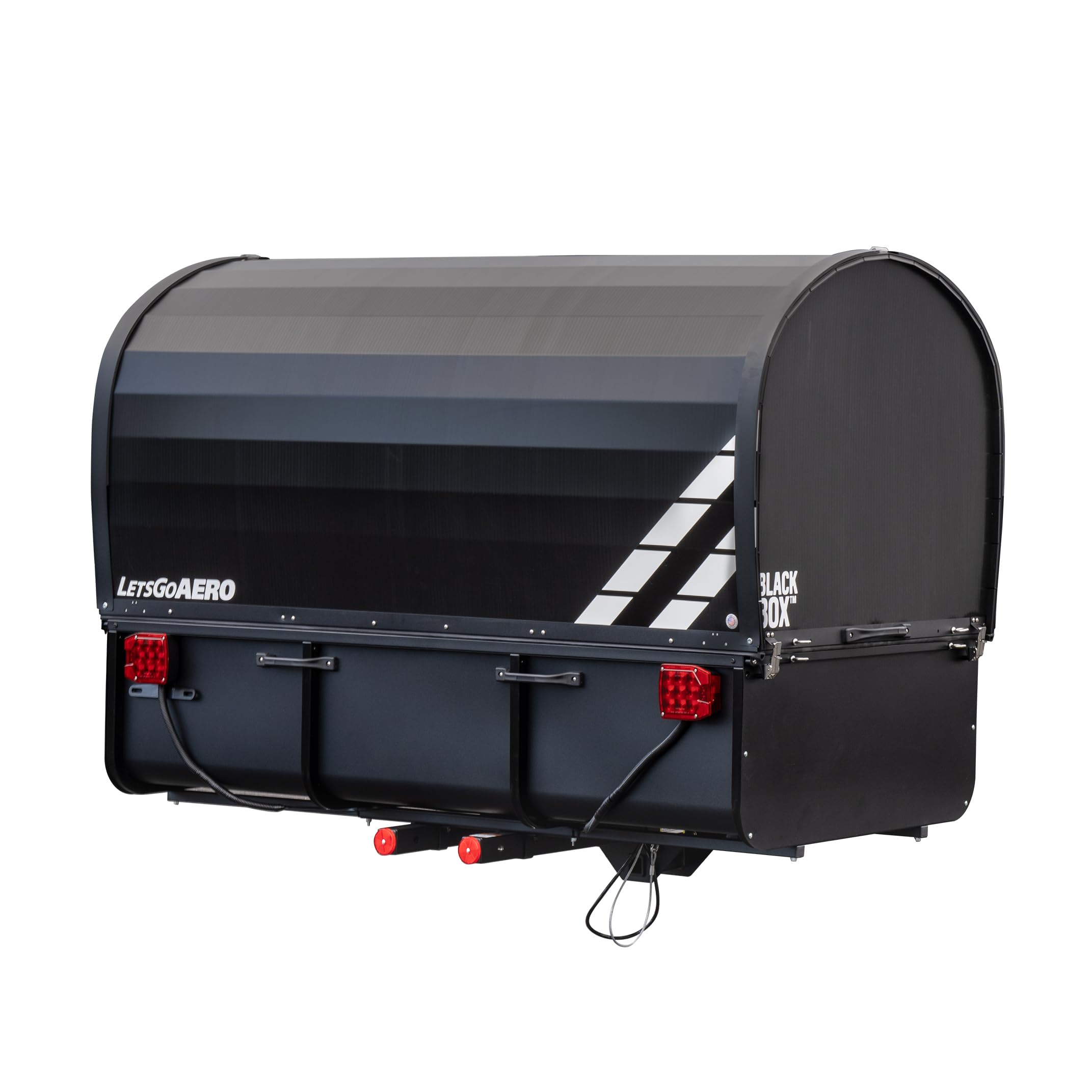 BlackBox PRO Let's Go Aero Enclosed Cargo Carrier | 64 cu. ft. | Slide-Out Platform
