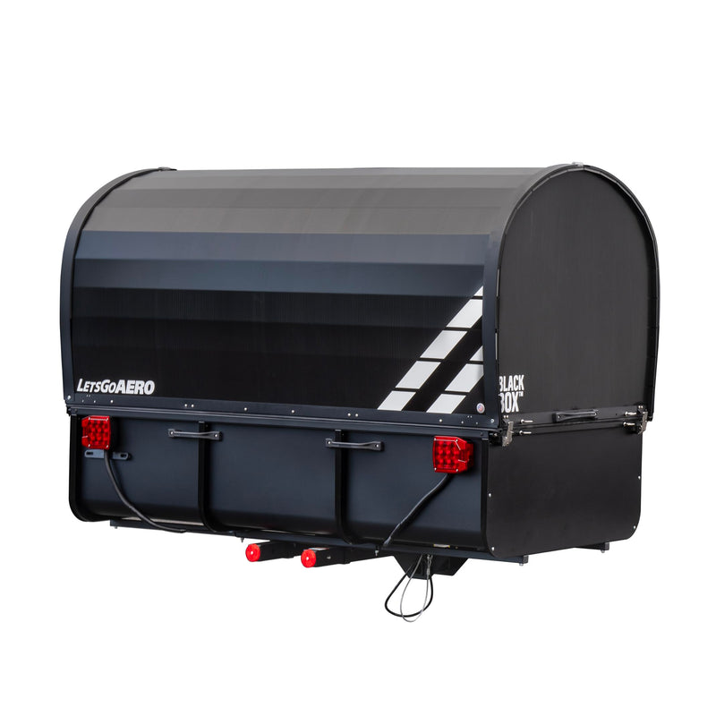 BlackBox PRO Let's Go Aero Enclosed Cargo Carrier | 64 cu. ft. | Slide-Out Platform