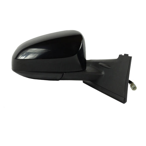 Toyota Yaris Hatchback SE Models Passenger Side Mirror, France Built, Textured Mount, w/PTM Cover, w/Black Strip on Bottom Mount, Foldaway, Heated Power