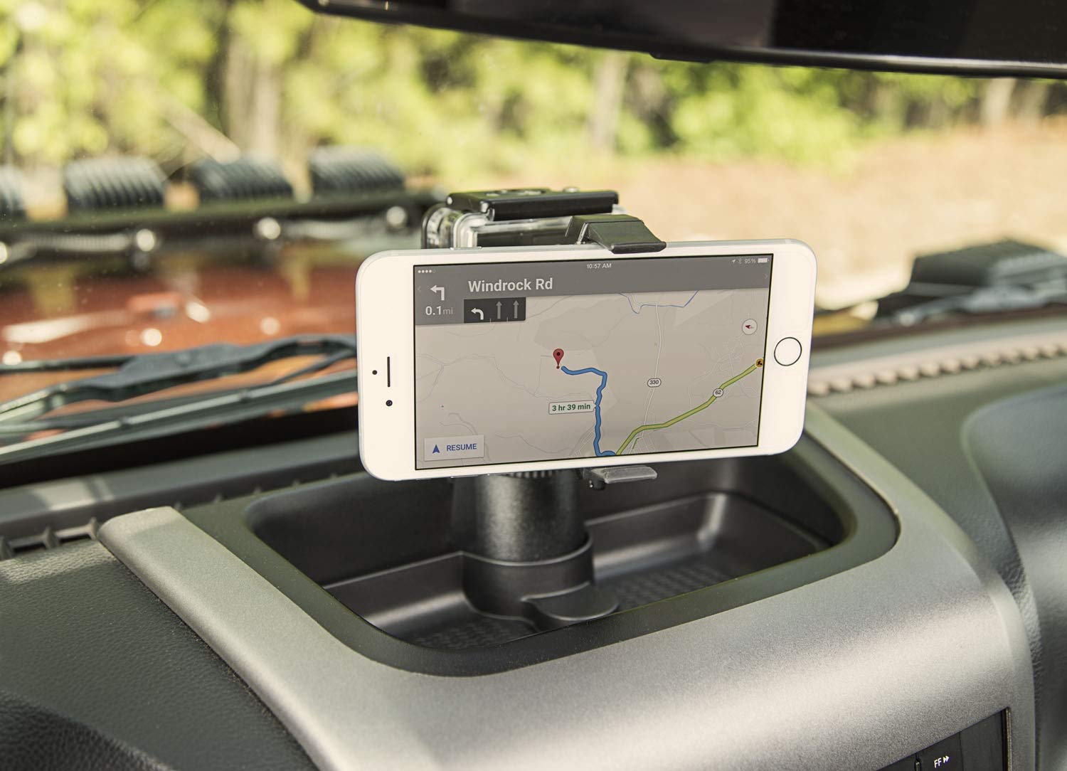Rugged Ridge Multi-Mount System Dash for Jeep Wrangler JK | Thermoplastic Olefin (TPO), Black | 13551.11 | Fits 2011-2018 Jeep Wrangler JK