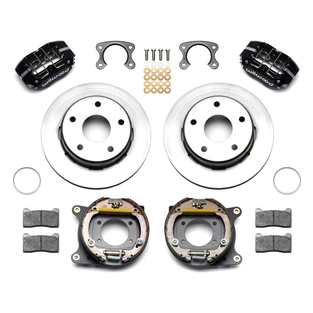 P/S Park Brake Kit, DPL Drilled, Red