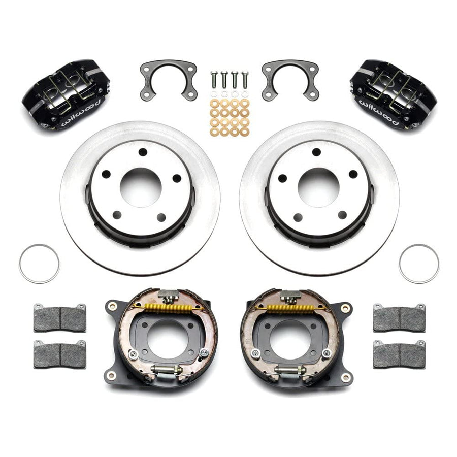 P/S Park Brake Kit, DPL Drilled, Red