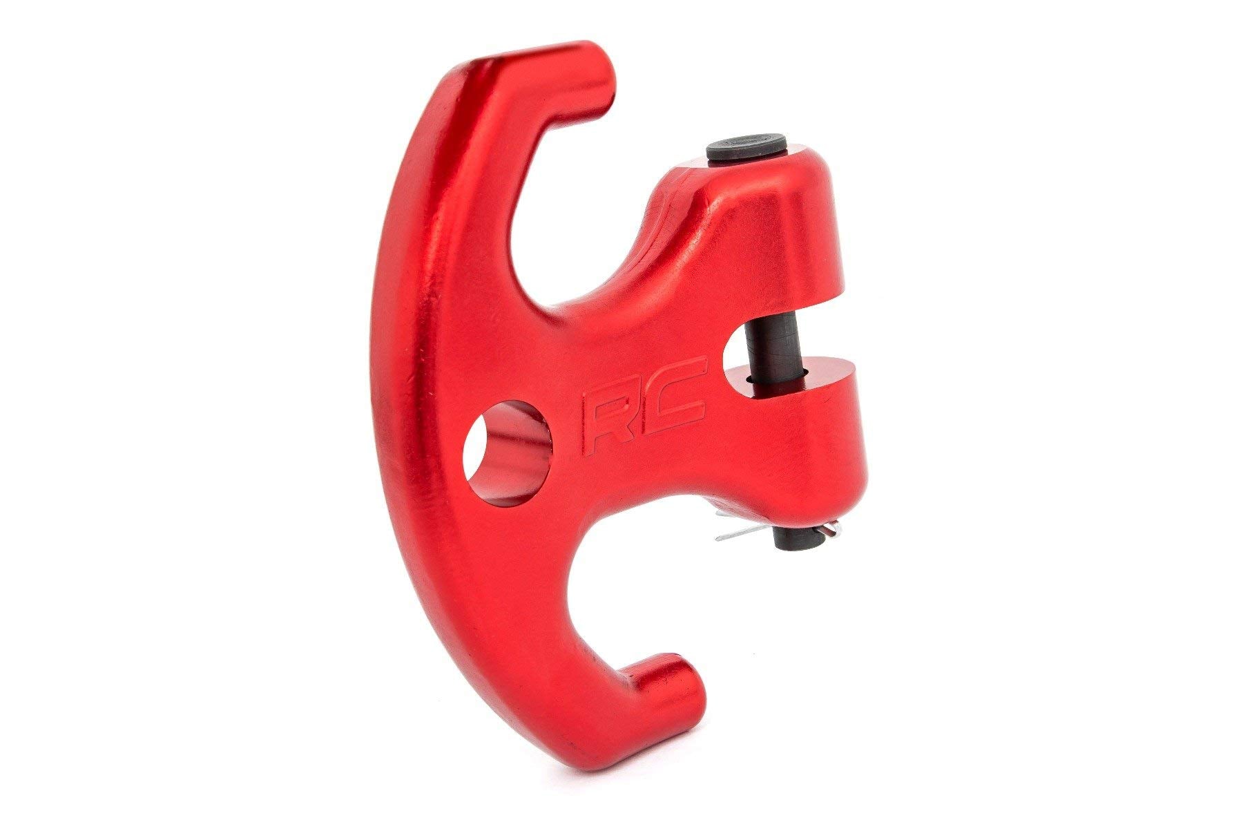Multi-Function Rough Country Winch Cleat w/Rubber Isolator | Red - RS175R