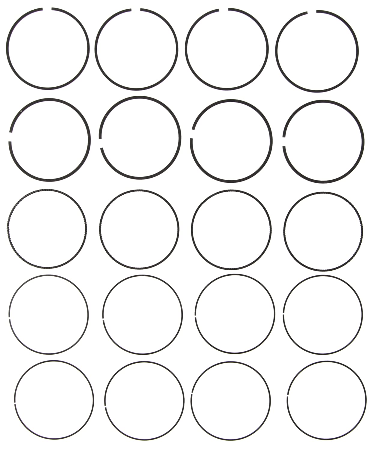 Engine MAHLE Piston Ring Set 42282CP