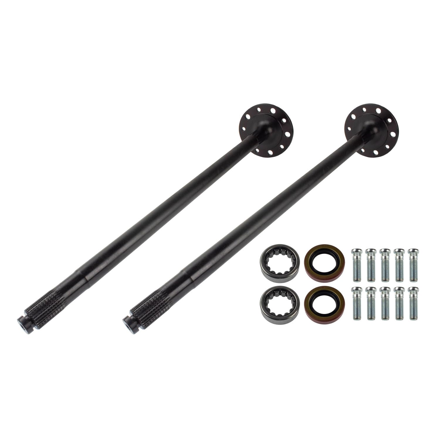 TEN Factory Drive Axle Shaft Assembly MG22110 Rear Kit 30 Spline Left & Right For GM 8.875" Car, Fits For Chevrolet Camaro (1967-1969), Chevelle 1965-1967, Chevy II 1968