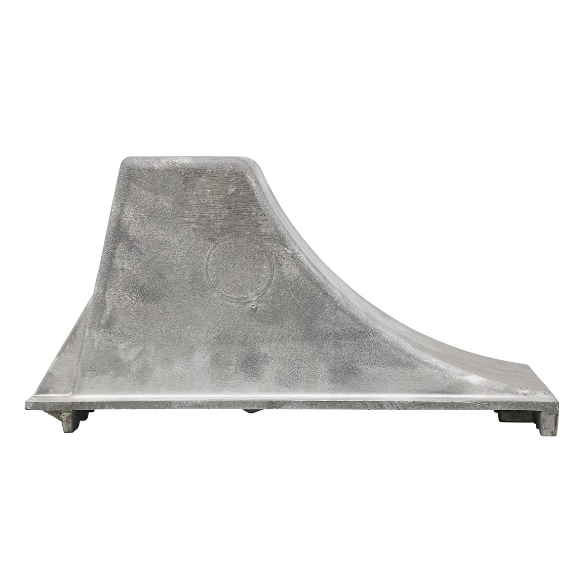 Aluminum Wheel Chock Buyers Products WC1588, 8.5 x 15 x 8.25 Inch, Steep Slope Chock for Tractors, Trailers and Vehicle Maintenance and Storage, Includes Extra Strength Rugged Teeth