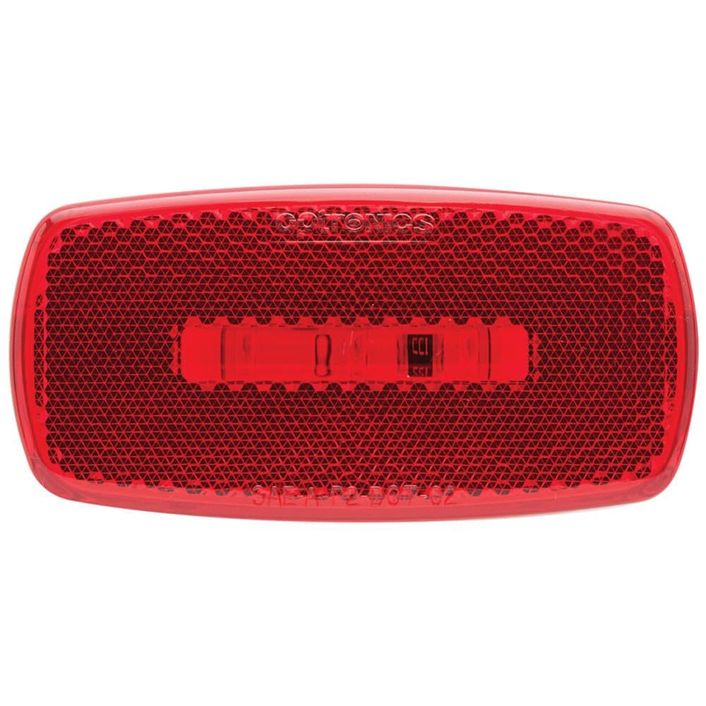 Optronics Surface Mount MCL32RS LED Marker Clearance Light with Reflex, Red