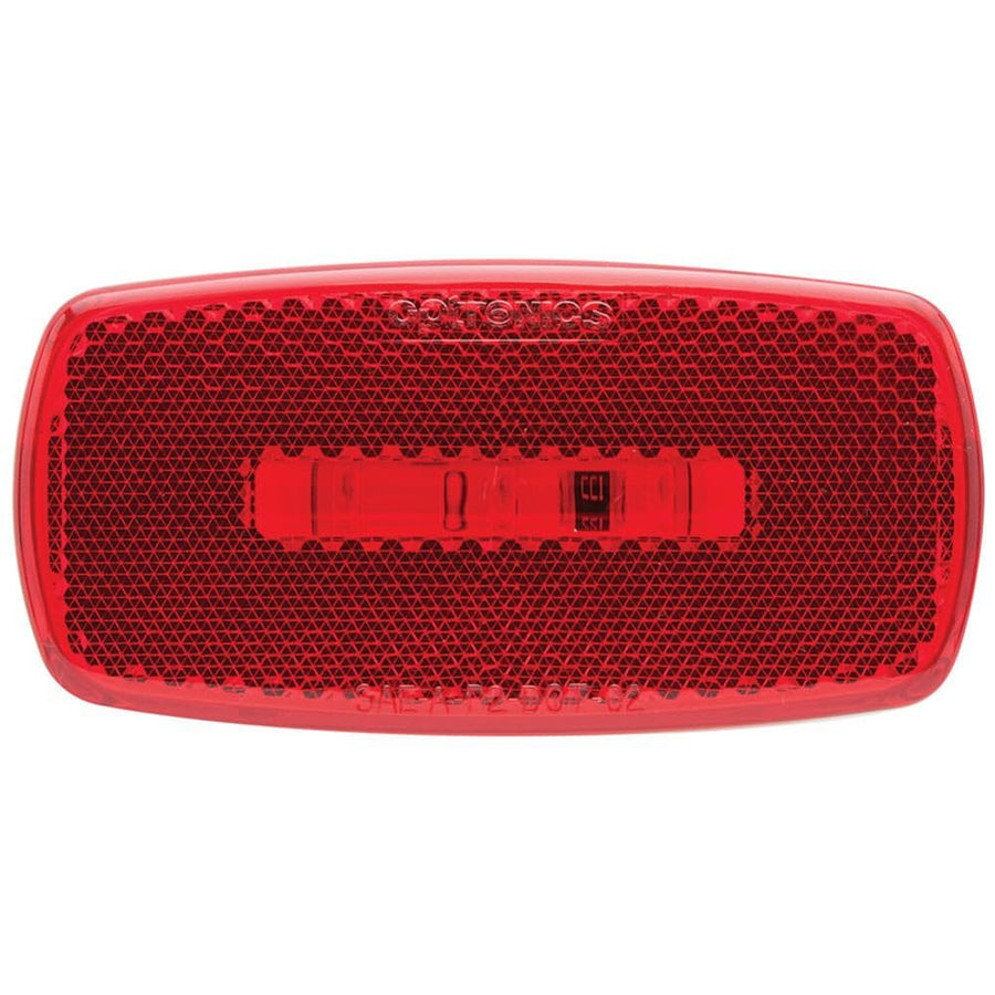Optronics Surface Mount MCL32RS LED Marker Clearance Light with Reflex, Red