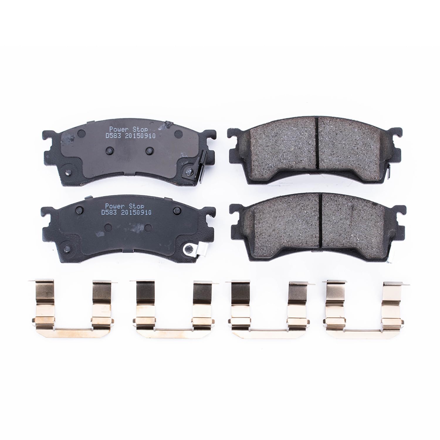 Power Stop Brake Kit Front For Ford Probe 1993-97 |Mazda 626 1993-02 |MX-6 1993-97 |Protege 1999-00 |Protege 2002-03 |Mazda Protege5 2002-03 - Ceramic Brake Pads With Installation Hardware, 17-583