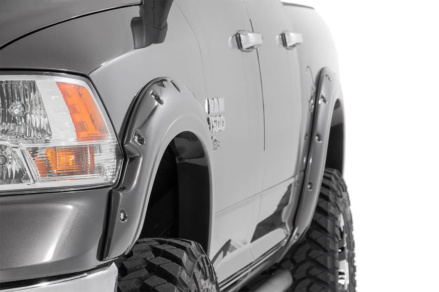 Pocket Fender Flares Rough Country for 09-18 Ram 1500 | Metal Bumper - F-D10911