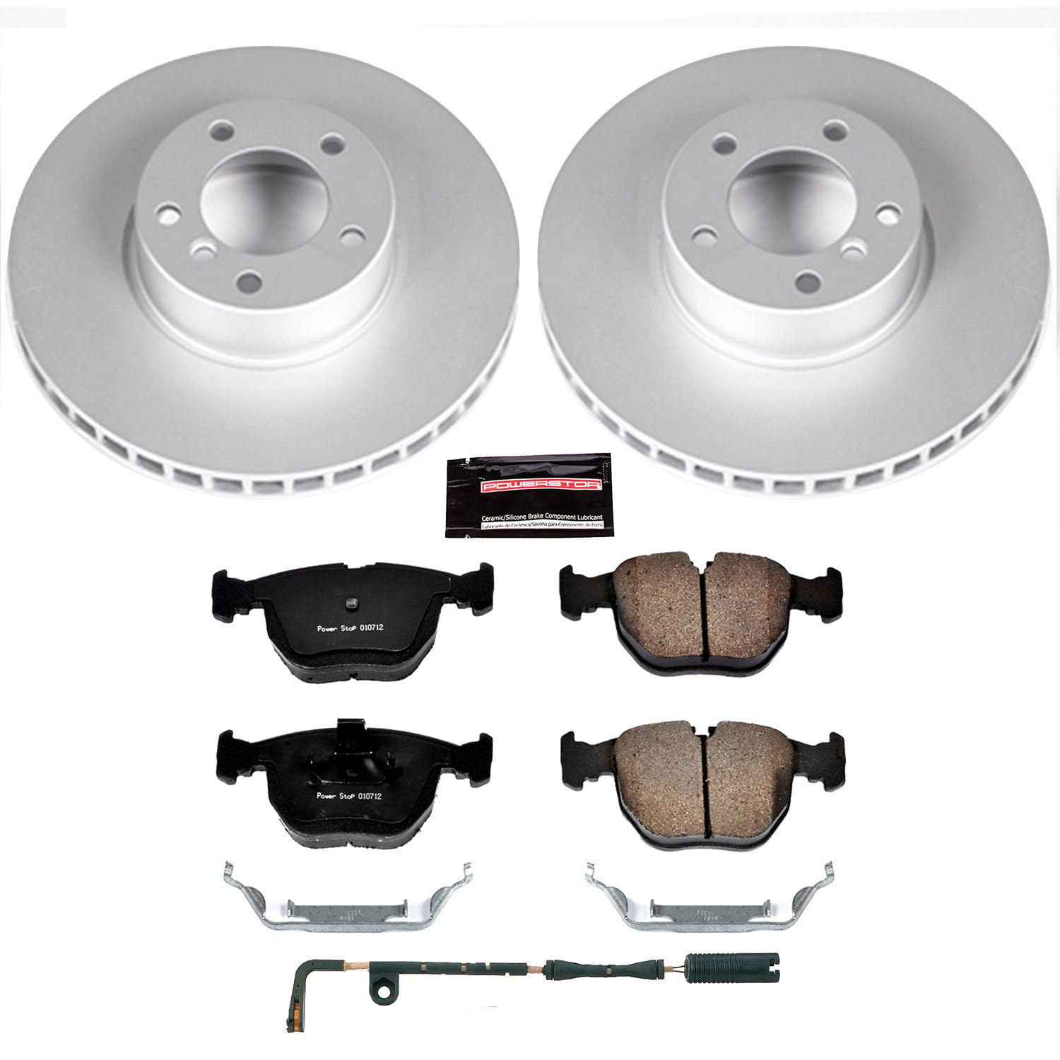 Power Stop Z23 CRK944 Front Evolution Geomet Coated Brake Kit For BMW 530i 2001-2003, BMW 540i 2000-2003 [Model Specific]