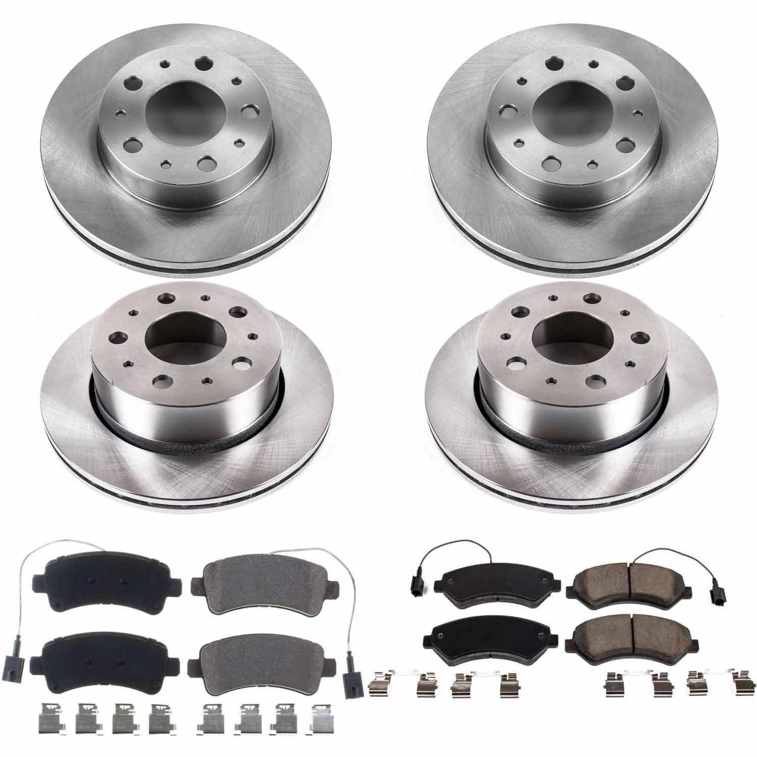 Power Stop KOE7305 Replacement Brake Kit-OE Brake Rotors & Ceramic Brake Pads For Ram ProMaster 1500, Ram ProMaster 2500, Ram ProMaster 3500 [Model Specific]