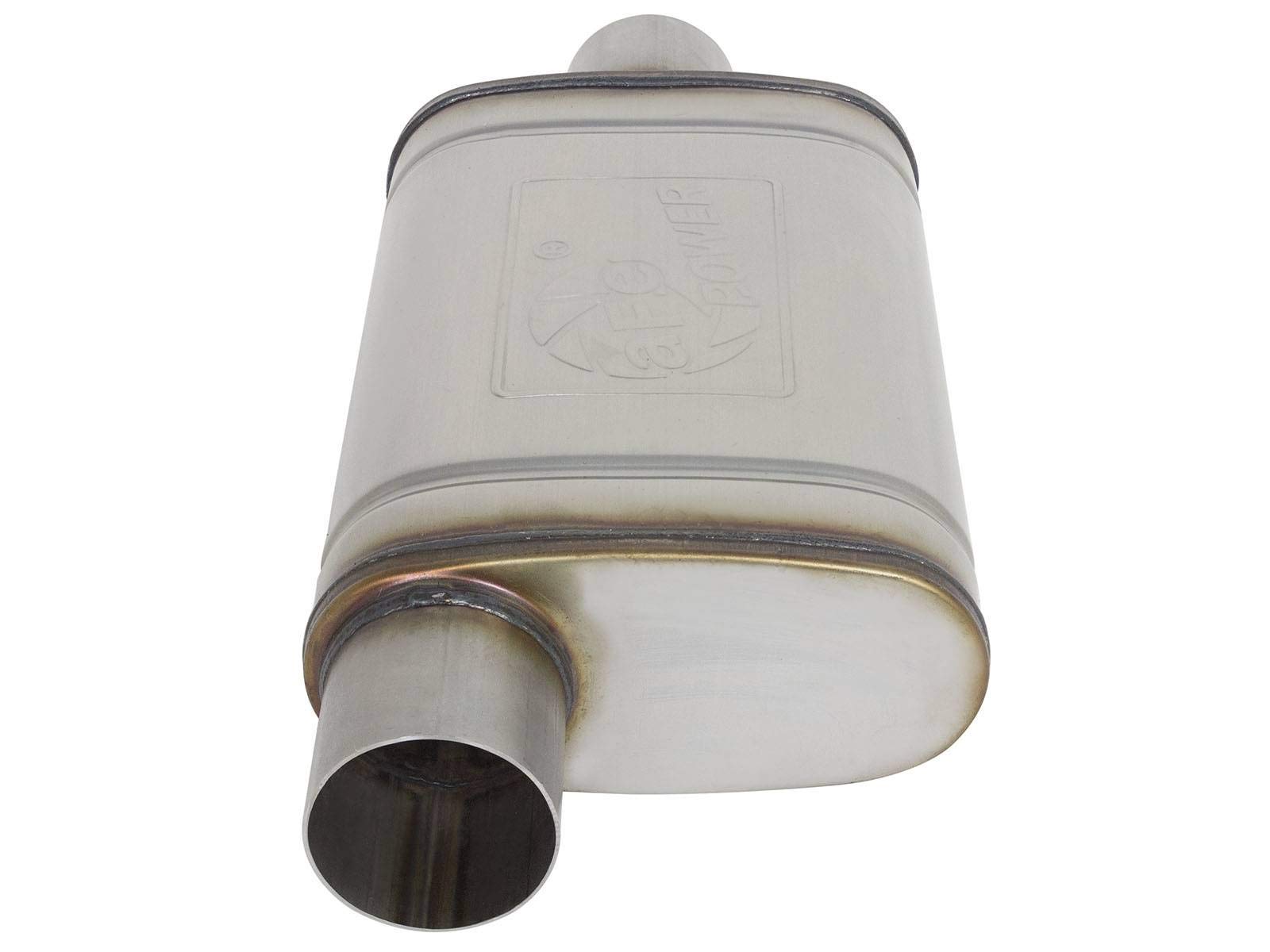 Mach Force-Xp aFe Power 49M00031 3" 409 Stainless Steel Muffler, 1 Pack