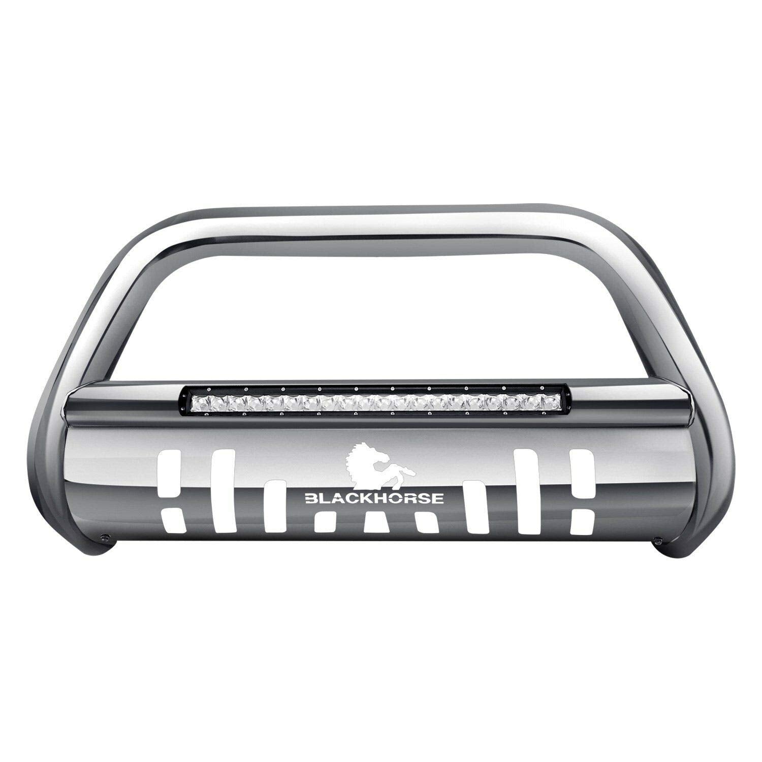 Premium Black Horse Running Boards Black Compatible with 2022-2025 Jeep Grand Cherokee -PR-J572