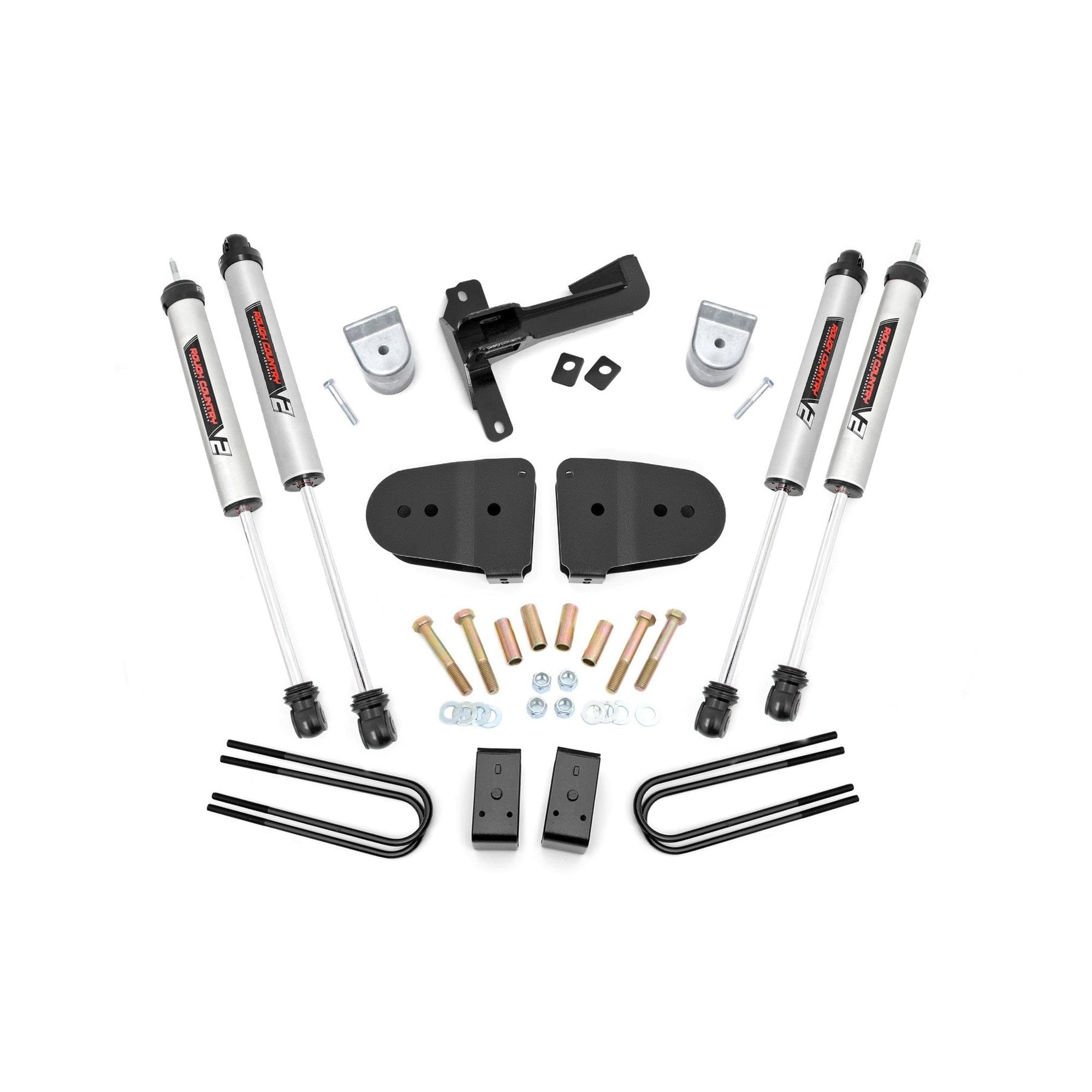 3" Rough Country Lift Kit w/V2 Shocks for 23-24 Ford F-250 Super Duty - 43470