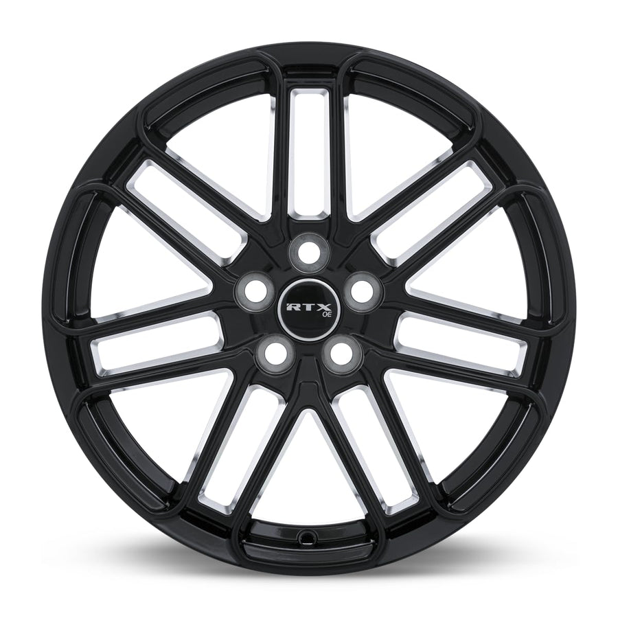 Custom RTX CAMBRIDGE Wheel - 17x7, +40 Offset, 5x100 Bolt Pattern, 54.1mm Hub - Gloss Black Rim