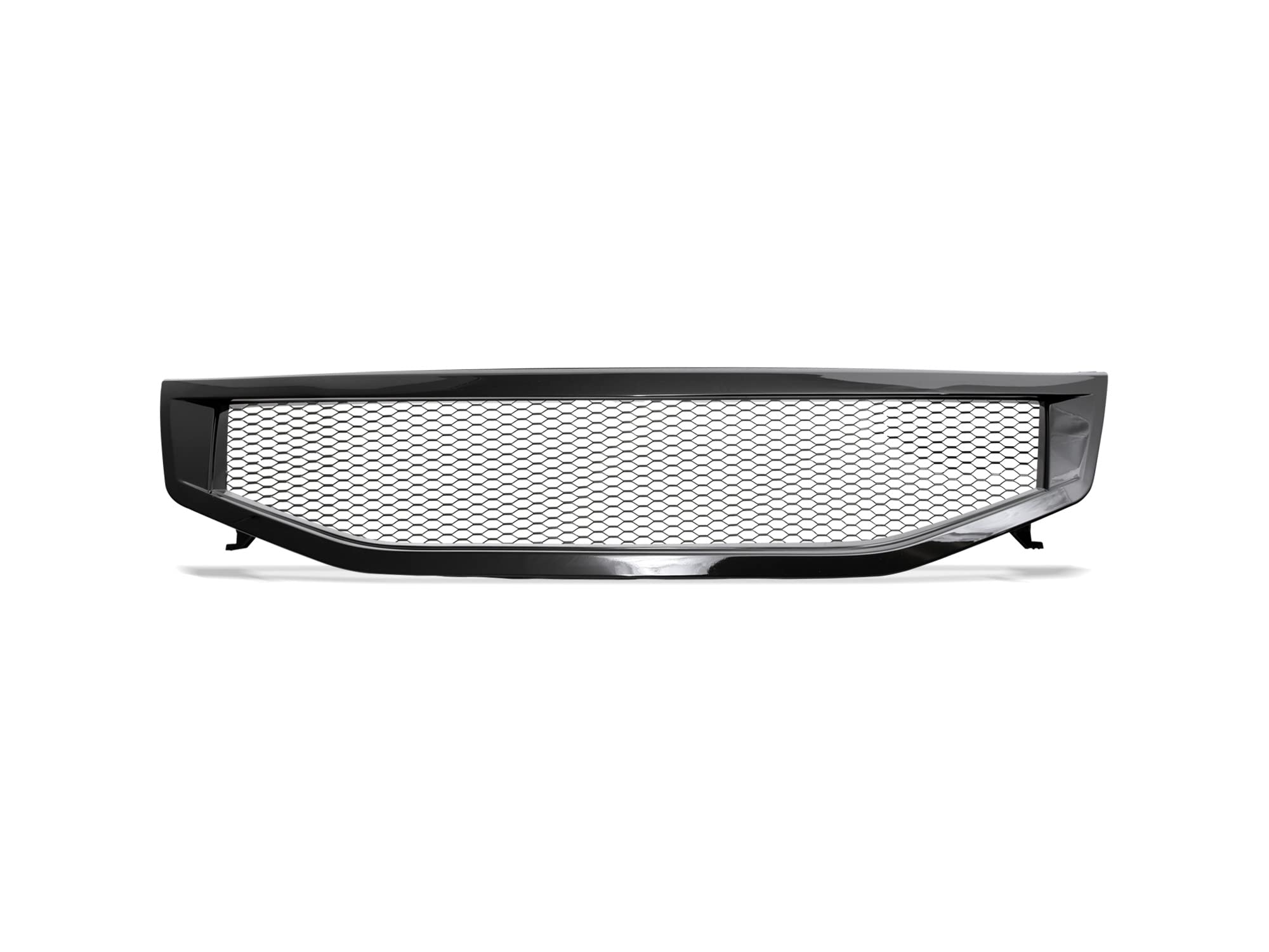 Mesh Grille Armordillo USA Fits 2011-2012 Honda Accord Sedan-Gloss Shell/Matte Black in