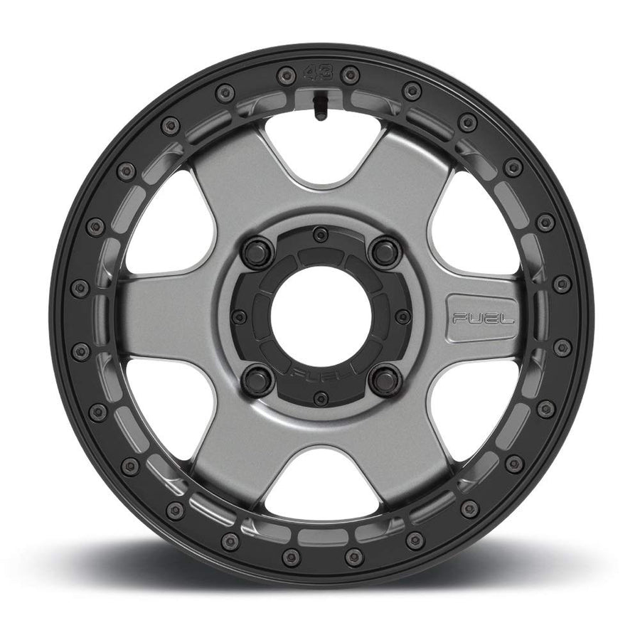 UTV Fuel D923 15X6 4X137 MT-GMTL BLK-RING 38MM - D9231560A650